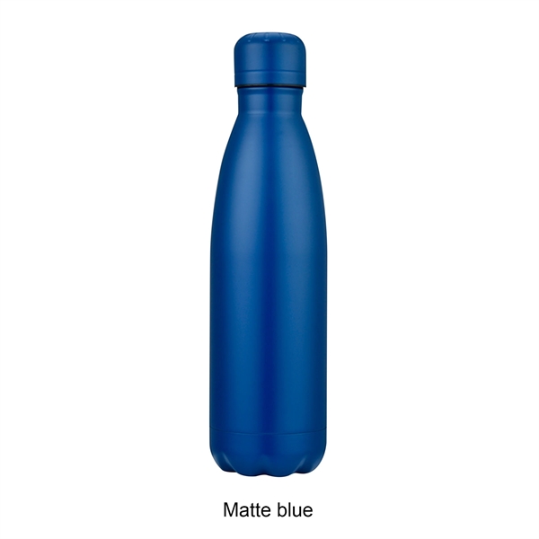 Matte Blue color option for 17 Oz. Swig Stainless Steel Double Wall Water Bottle Tumbler