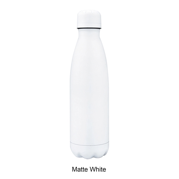 Matte White color option for 17 Oz. Swig Stainless Steel Double Wall Water Bottle Tumbler