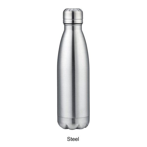 Steel color option for 17 Oz. Swig Stainless Steel Double Wall Water Bottle Tumbler