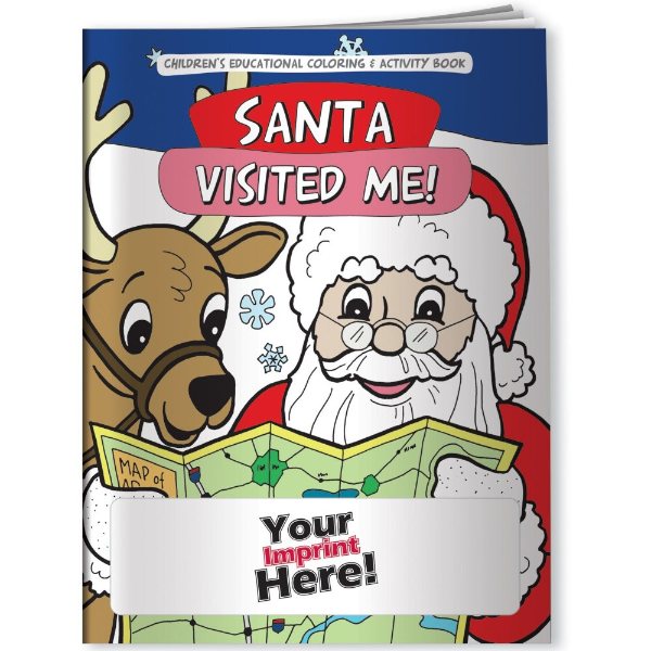 Multicolor color option for Coloring Book   Santa Visited Me!