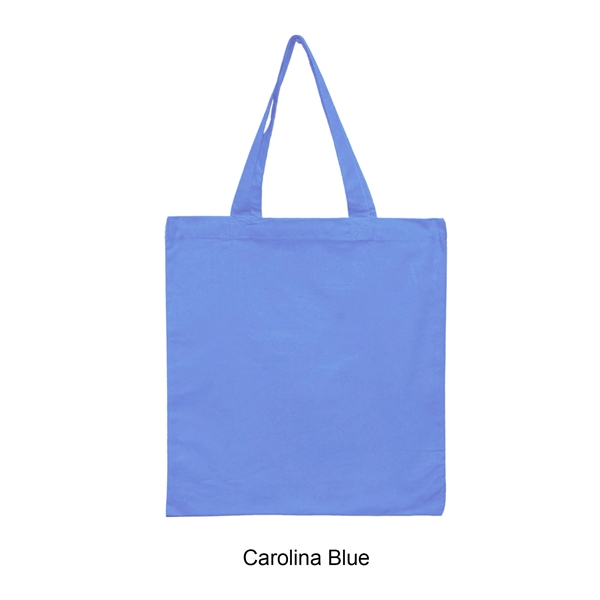 Carolina Blue color option for 6 Oz. 100% Cotton Canvas Tote Bag