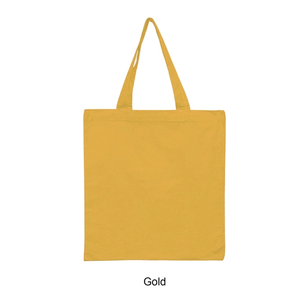 Gold color option for 6 Oz. 100% Cotton Canvas Tote Bag