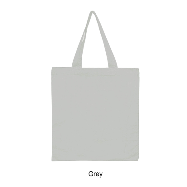 Gray color option for 6 Oz. 100% Cotton Canvas Tote Bag