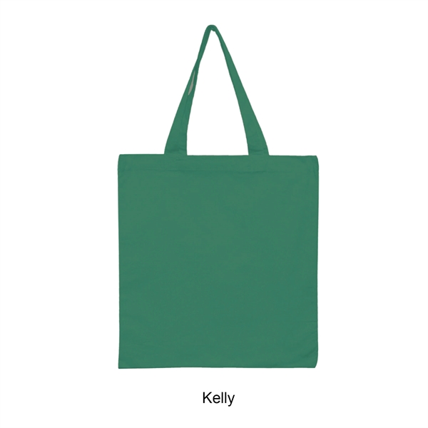 Kelly Green color option for 6 Oz. 100% Cotton Canvas Tote Bag