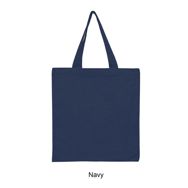 Navy Blue color option for 6 Oz. 100% Cotton Canvas Tote Bag