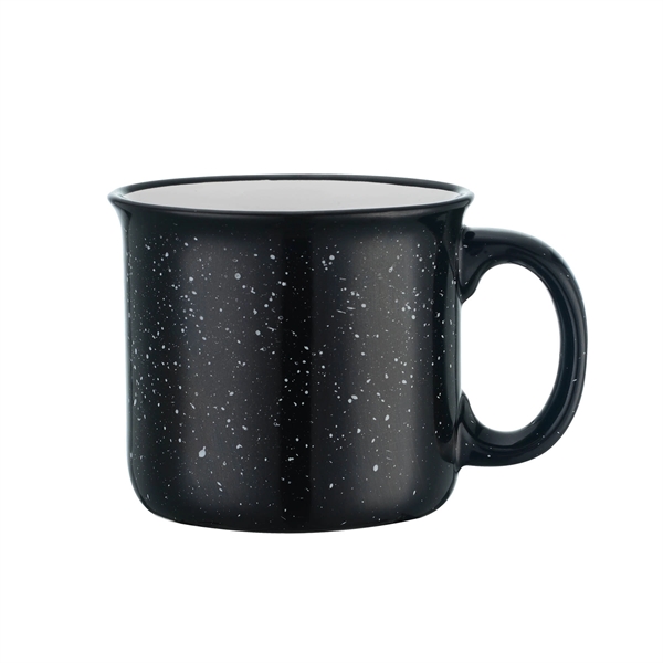 Black color option for 15 Oz. Ceramic Speckled Campfire Coffee Mugs