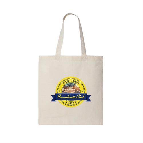 Main photo of 6oz. Natural Color 100% Cotton Canvas Tote
