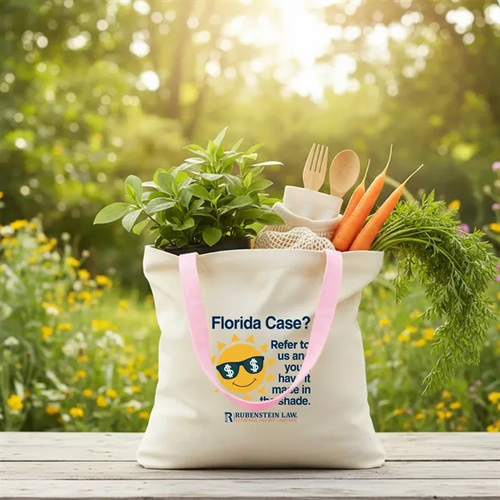 Main photo of 6 Oz. 100% Cotton Canvas Tote W/Color Handle