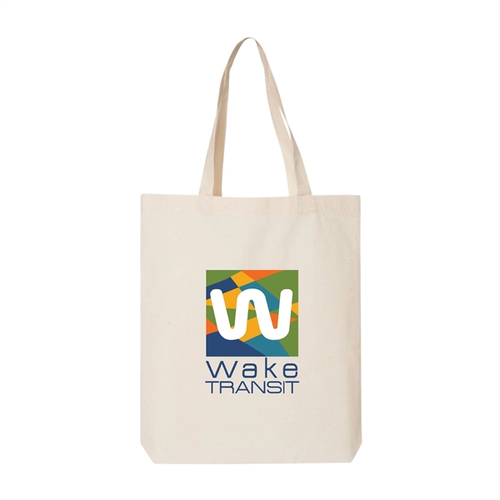 Main photo of 6 Oz. 100% Medium Cotton Bottom Gusset Natural Tote Bag