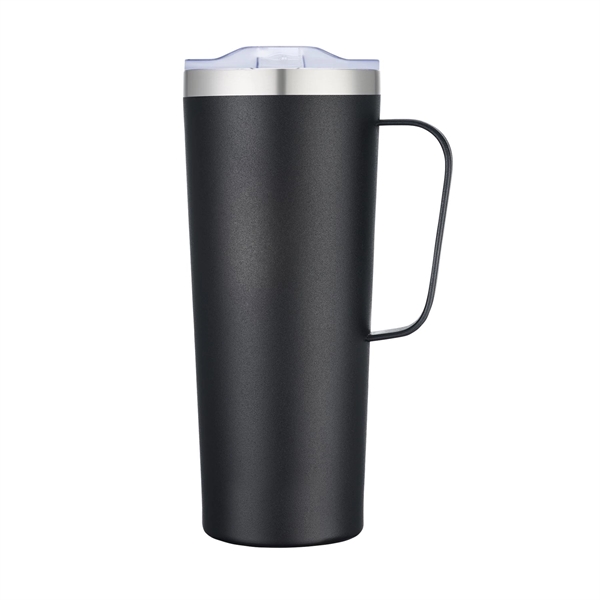 Black color option for Glamping 28 Oz. Double Wall Ss Vacuum Mug W/Copper Plating