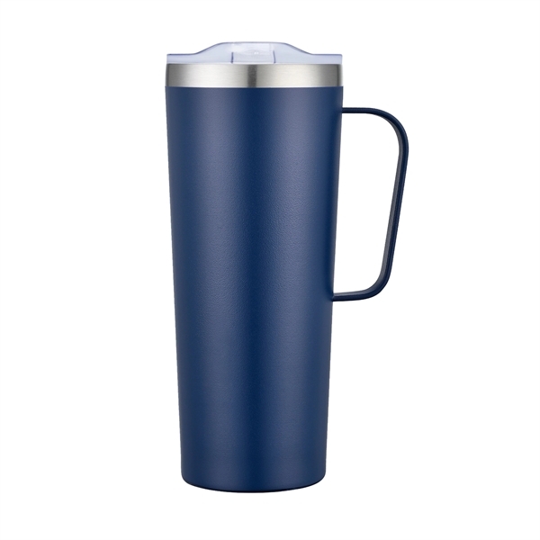 Blue color option for Glamping 28 Oz. Double Wall Ss Vacuum Mug W/Copper Plating