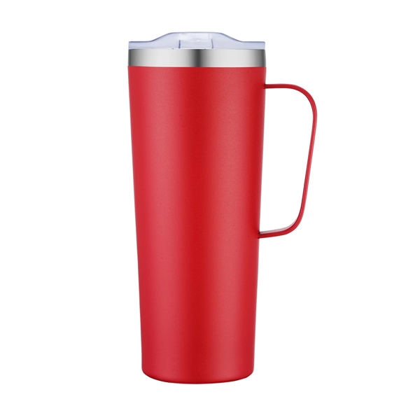 Red color option for Glamping 28 Oz. Double Wall Ss Vacuum Mug W/Copper Plating