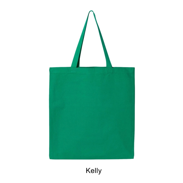 Kelly color option for 12 Oz. Canvas Promotional Colored Tote Bag