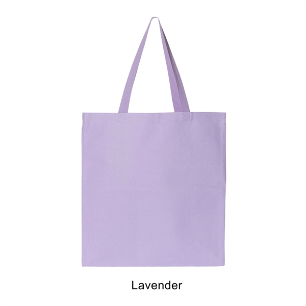 Lavender color option for 12 Oz. Canvas Promotional Colored Tote Bag