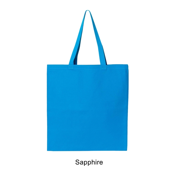 Sapphire color option for 12 Oz. Canvas Promotional Colored Tote Bag