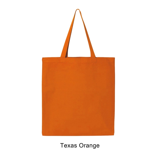 Texas Orange color option for 12 Oz. Canvas Promotional Colored Tote Bag