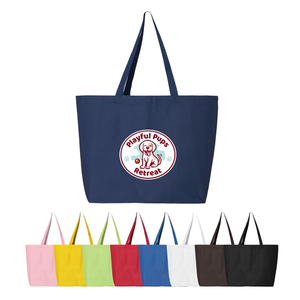 Photo of 12 Oz. 100% Heavy Cotton 25 L Jumbo Tote Bag