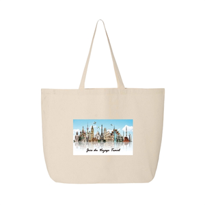 Photo of 12 Oz. Natural 100% Heavy Cotton 25 L Jumbo Tote Bag