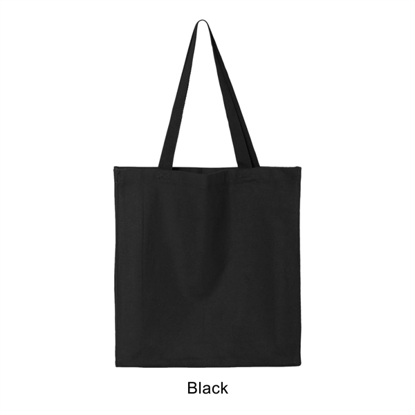 Black color option for 12 Oz. Heavy Cotton Gusset Shopping Bag