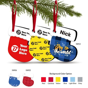 Photo of 3" Full Color Christmas Ornament   Socking