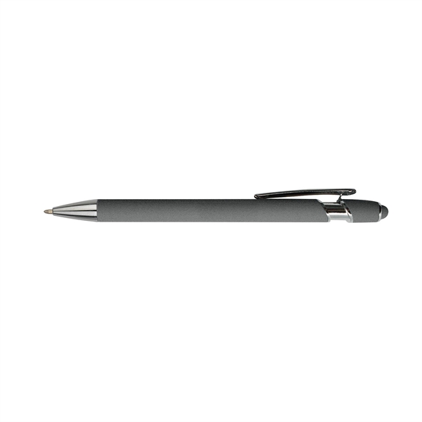 Gray color option for Soft Touch Ballpoint Stylus Metal Pen  Close Out