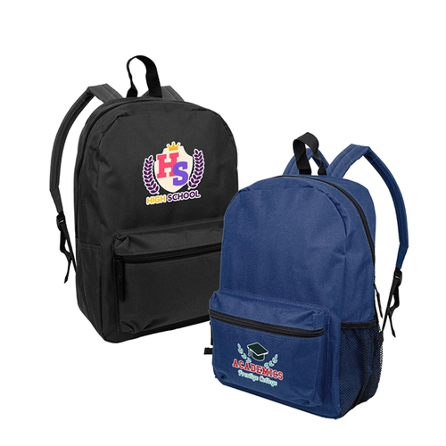 Main photo of 600 D Super Vales School Heavy Duty Backpack W/Mesh Pocket
