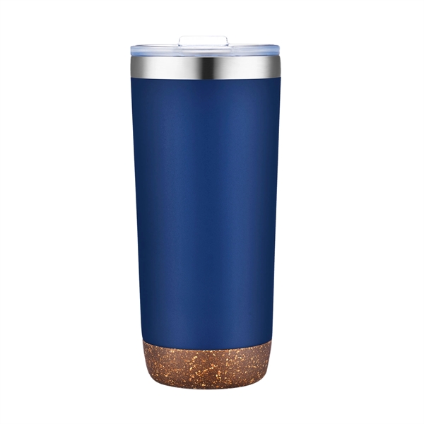 Blue color option for 22 Oz. Vacuum Tumbler With Cork Bottom