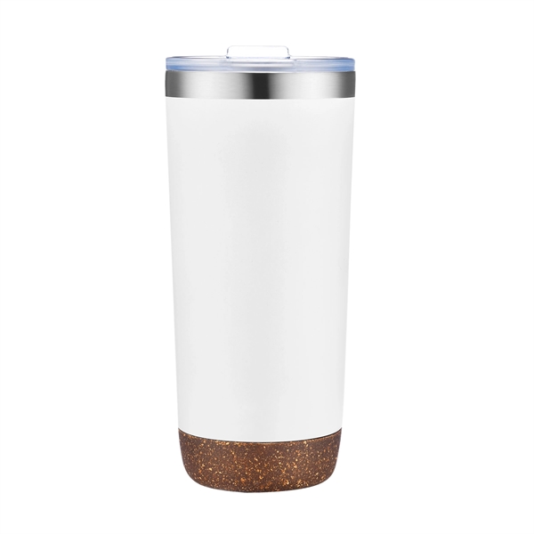 White color option for 22 Oz. Vacuum Tumbler With Cork Bottom