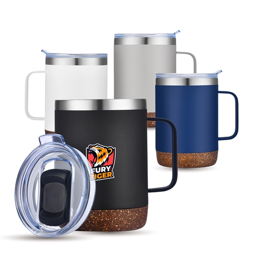 Main photo of 22 Oz. Vacuum Mug With Cork Bottom