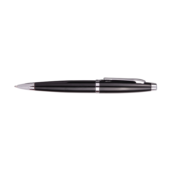 Black color option for Twist Metal Ballpoint Pen W/Matching Case Set