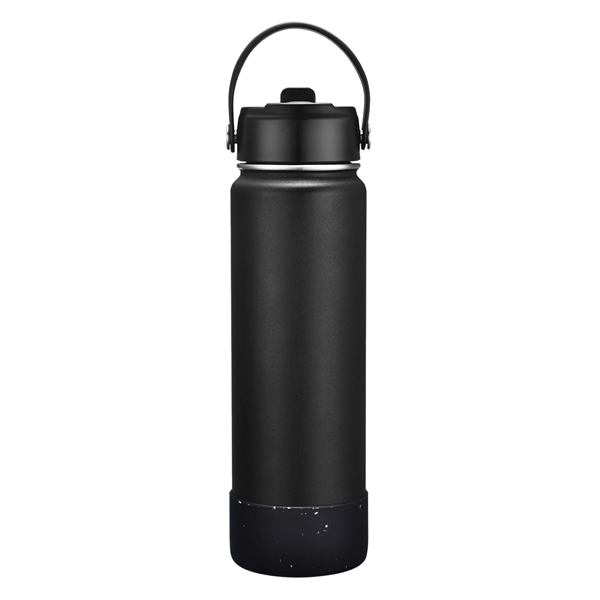 Black color option for 27 Oz. Vacuum Water Bottle With Silicone Bottom