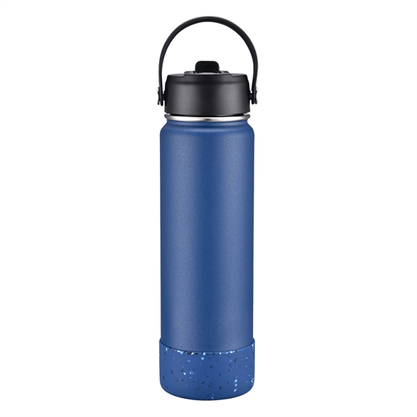 Blue color option for 27 Oz. Vacuum Water Bottle With Silicone Bottom