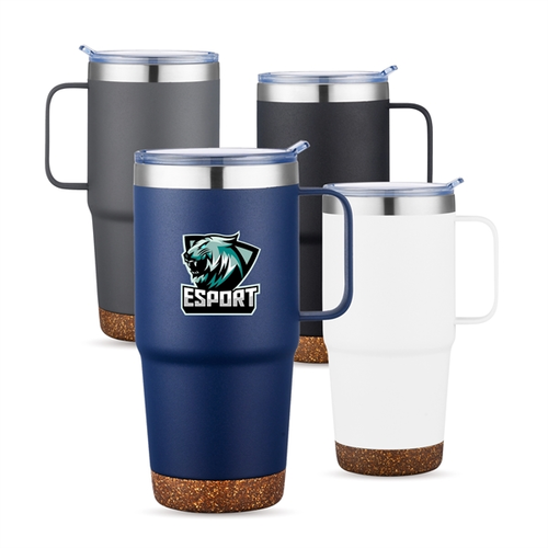 Main photo of 24 Oz. S/S Travel Mug With Cork Bottom