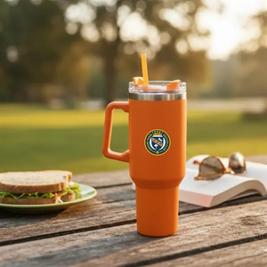 Photo of 40 Oz. S/S Travel Mug With Handle & Straw