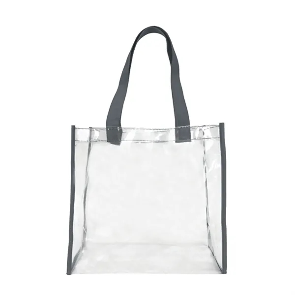 Gray color option for Basic Clear Stadium Security Open Tote