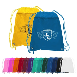 Photo of 210 D Polyester Drawstring Backpack W/Pu Coating