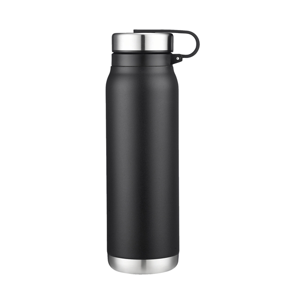 Black color option for 20 Oz. Stainless Steel Vacuum Water Bottle W/ Twist Lid