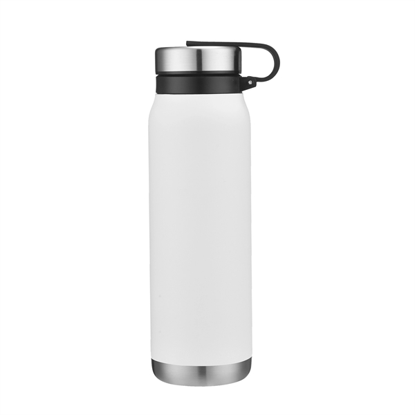 White color option for 20 Oz. Stainless Steel Vacuum Water Bottle W/ Twist Lid