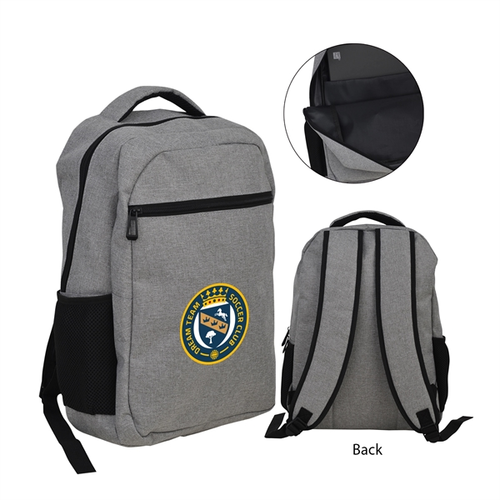 Photo of 300 D Laptop Heather Zippered Pocket Backpack