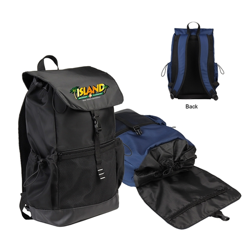 Photo of 100% Polyester Travel Padded Cinch Top Backpack