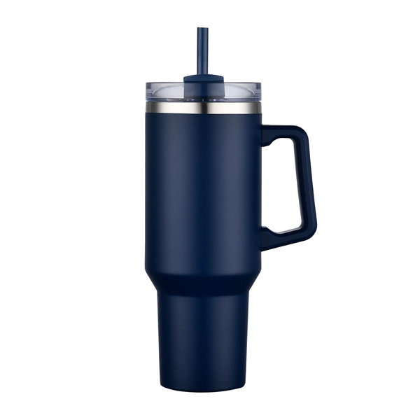 Black color option for 40 Oz. Pp Inner Double Wall Travel Handle Mug
