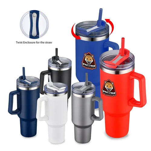Main photo of 40 Oz. Pp Inner Double Wall Travel Handle Mug