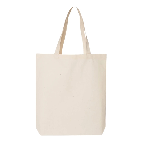 Natural color option for 6 Oz. 100% Natural Cotton Canvas Tote Bag W/Bottom Gusset
