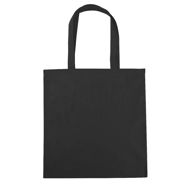 Black color option for 6 Oz. Nicole 100% Recycled Canvas Tote