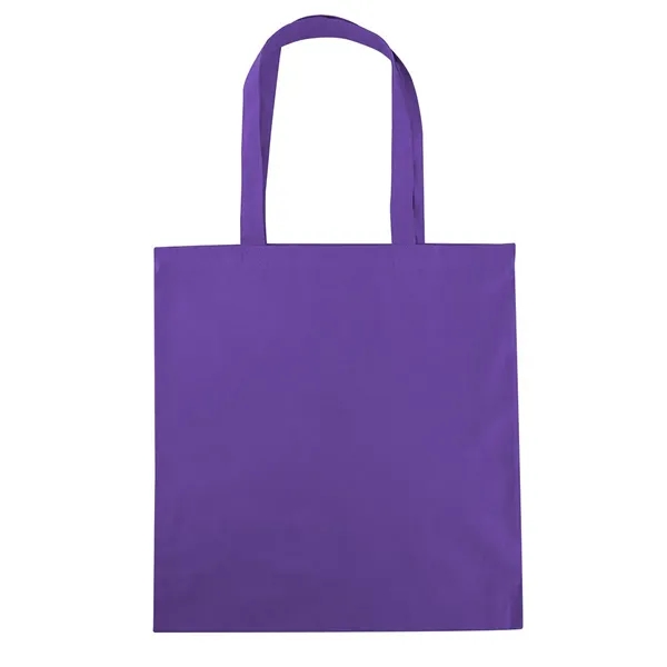 Purple color option for 6 Oz. Nicole 100% Recycled Canvas Tote