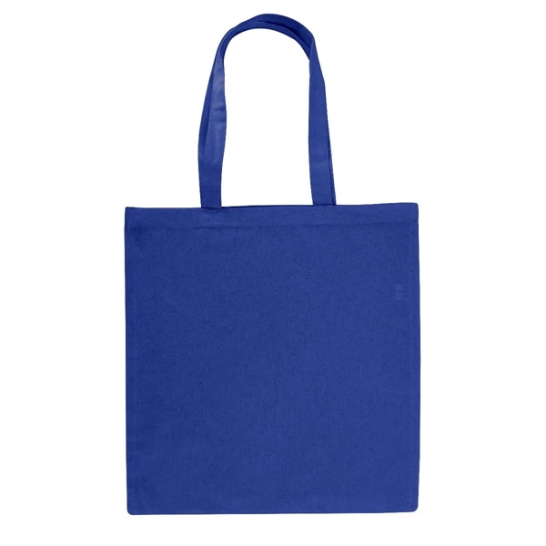 Royal Blue color option for 6 Oz. Bargain Cotton Canvas Tote Bag