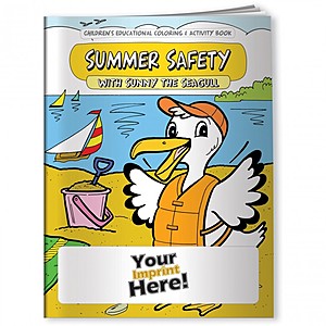 Photo of Coloring Book   Summer Safety With Sunny The Seagull