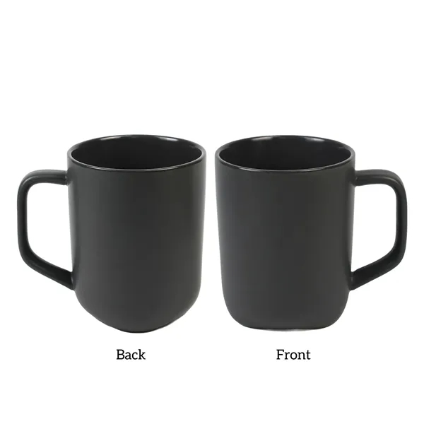 Gray color option for 18 Oz. Coffee Triangle Bottom Ceramic Mug W/ Gift Box