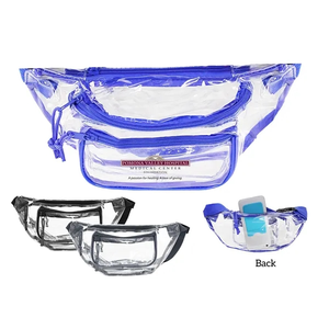 Photo of 3 Zipper Clear Multi Pockets Fanny Pack