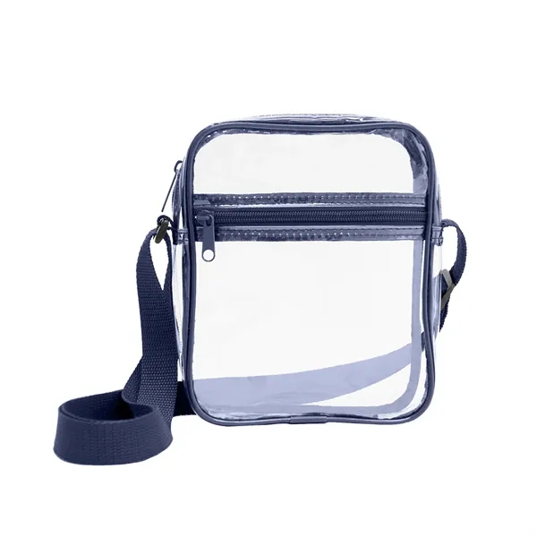 Navy Blue color option for Clear Pvc Crossbody Shoulder Bag